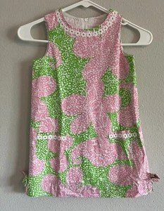 Lilly Pulitzer Mädchen Schichtkleid Gr. 6 rosa grün weiß - Bild 1 von 7