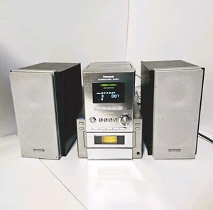 Panasonic SA-PM17 kompakte Bi-Amp Stereoanlage, Receiver, Kassette & 5-CD-Radio - Bild 1 von 24