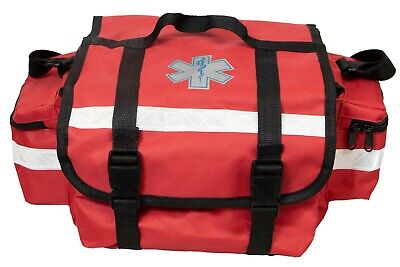 First Responder Paramedic Rescue EMT Trauma Bag Red 17 X 9 X 7  • 24.99$