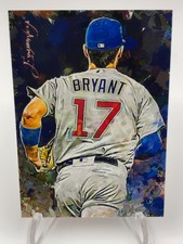 KRIS BRYANT Sketch Card #28 Limited Art SP/50 Edward Vela Signed CHICAGO CUBS