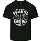 A Qualified Handy Man Looks Like Mens Cotton T-Shirt Tee Top