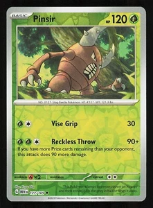 Pinsir 127/165 Reverse Holo Near Mint Pokemon TCG Scarlet & Violet 151 MEW - Picture 1 of 1