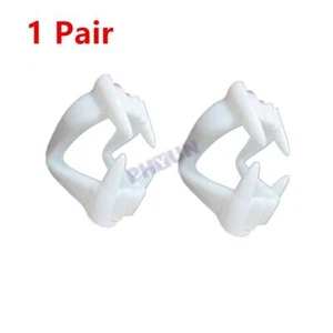 2Pcs Scary Zombie Vampire White False Teeth Halloween Props Scare Pranks Toys - Picture 1 of 7