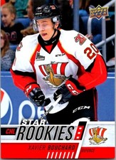 2017-18 Upper Deck CHL Xavier Bouchard RC Baie-Comeau Drakkar #332 Red