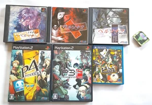 Lot 6 Persona 1 2 Innocent Sin Eternal Punishment 3Fes Standalone 4 P4G Japan - Bild 1 von 22