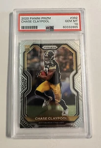 2020 Panini Prizm #392 Chase Claypool RC Rookie Card PSA 10 Gem Mint Dolphins WR - Picture 1 of 2