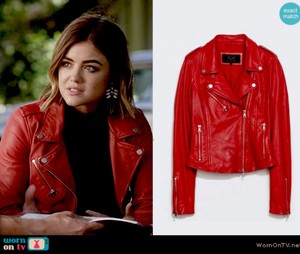 zara red suede jacket