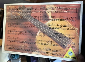 Platnik Puzzle 1000 pc Violin with print of music Geigen-Symphonie NEW,  SEALED - Picture 1 of 2