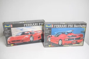 2 Revell 1/24 Kit Ferrari F50 e F 50 Barchetta - Lotto 2 modellini da costruire - Foto 1 di 9