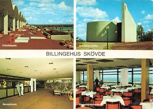 Postcard Denmark Billingehus Skovde 4 Views - Picture 1 of 2