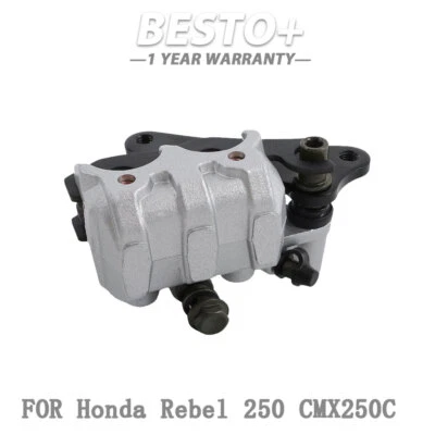 Front Brake Caliper W/Pads For Honda Rebel 250 CMX250C 1985 -1987 Foto 1 de 4