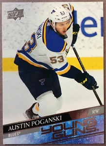 2020-21 Upper Deck Young Guns #460 Austin Poganski St. Louis Blues RC - Foto 1 di 1
