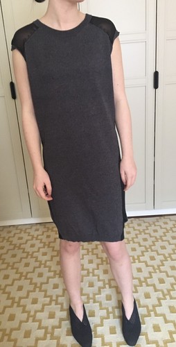 Abito estivo Maison Margiela MM6 Keid nuovo taglia M 38 grigio mélange rete mesh