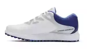 Under Armour Charged Breathe 2 Spikeless Golf Shoes White Women’s Size 9 - Picture 1 of 4