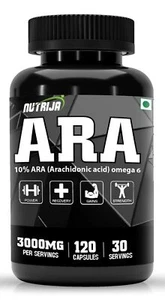 Nutrija Ara Arachidonic Acid Capsules, Pack Of 120 Capsules - Picture 1 of 8
