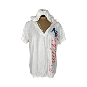 American Eagle AEO Womens Short Sleeve Hooded Tee With Elastic Waist Size XL - Picture 1 of 12