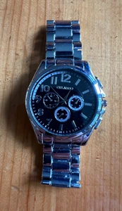 ORLANDO Steel Belt Code Three Stainless Steel Chrome Colored Watch - Picture 1 of 2