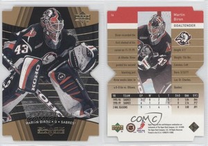 1999-00 Upper Deck Black Diamond Diamond Cut Martin Biron #14