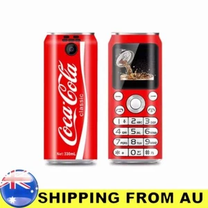 Portable Coke Pepsi Design Mini Unlocked Dual Sim Bluetooth Fun Mobile Phone - Picture 1 of 10