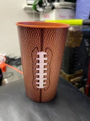 Football 22oz. Plastic Tailgate Cup Party Supply New!!! - Image 1 of 2