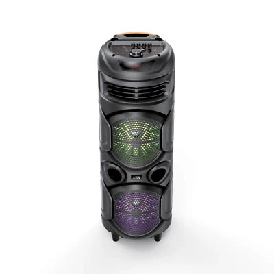 Audiobox ABX-2900R Dual 8" Bluetooth Karaoke Speaker and Lights