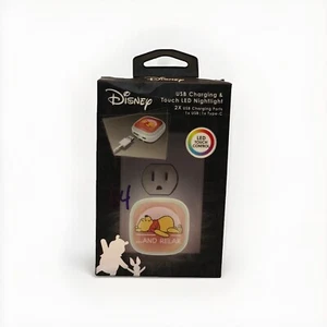 Disney Port de Charge USB et Veilleuse LED Tactile - Winnie l'Ourson - Téléphone Portable - Photo 1 sur 1