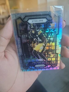 2023 Joey Porter JR. Rookie Premium Pandora Prizm SP /400 #123 RC Steelers RARE! - Picture 1 of 5