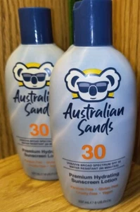 Australian Sands SPF 30 Premium Hydrating Sunscreen Lotion 8oz New ( 2 PACK ) - Picture 1 of 1