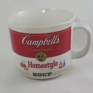 Tazza zuppa Campbells vintage 1989 Homestyle ceramica Westwood etichetta rossa e bianca - Foto 1 di 12