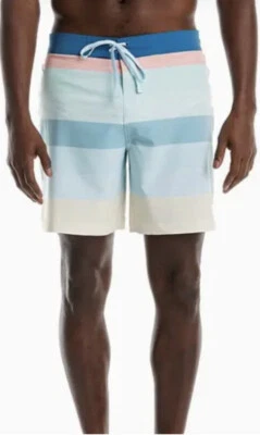 Nuevo con etiquetas Bañador Corto Para Hombre Southern Tide Selden Rayas Agua Pequeño Foto 1 de 4