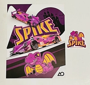 2025 Signed #99 Spike AO Racing LMP2 Oreca Hero Card Rolex 24 Daytona + Sticker - Bild 1 von 2