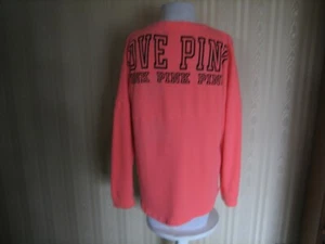 victoria secret PINK lightweight sweatshirt S/P petite orange - Picture 1 of 4