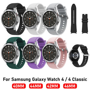 Pour Samsung Galaxy Watch 4 40 mm 44 mm classique 42 mm 46 mm bracelet sport silicone