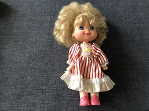 Cherry Merry Muffin Penny Peppermint Doll In Red Striped Dress Mattel 1989 - Picture 1 of 8