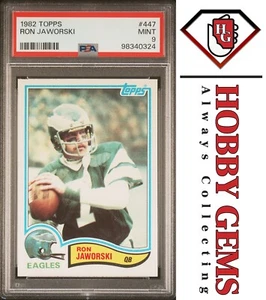 RON JAWORSKI PSA 9 1982 Topps #447 - Bild 1 von 2