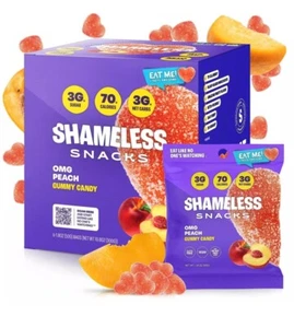 Snacks Healthy Low Calorie Snacks, Low Carb Keto Gummies Omg Peach - Picture 1 of 4