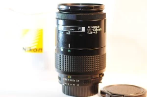 Objetivo zoom Nikon AF Nikkor 35-135 mm f/3,5-4,5 FX LEER para FM2 N80 F100 D7200 D850 - Imagen 1 de 8