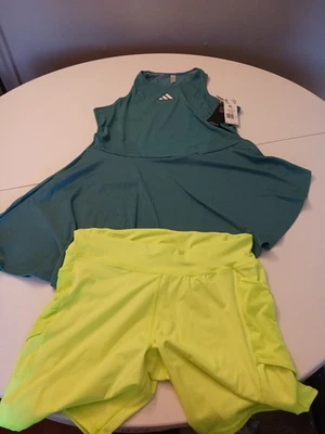 woman's adidas tennis dress 2 Piece Color artic fusion sz XL NWT - Image 1 of 4