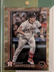 2025 Topps Series 1 - Shay Whitcomb Memorial Day Camo /25 - Picture 1 of 7
