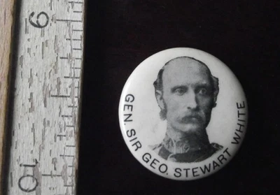 VINTAGE BOER WAR TIN PIN BADGE - Image 1 of 2