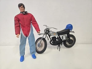 Mattel Big Jim Rennfahrer mit Honda, selten, lose - Bild 1 von 8