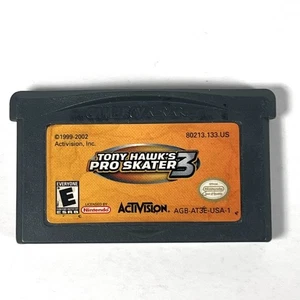 Tony Hawk's Pro Skater 3 Nintendo Game Boy Advance GBA Cartucho Limpio Probado - Imagen 1 de 3