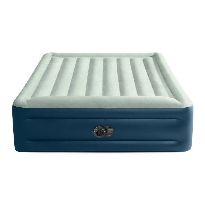 INTEX ELEVATED 18" PILLOW REST QUEEN AIR MATTRESS, INTERNAL - Scratch & Dent - Image 1 of 4