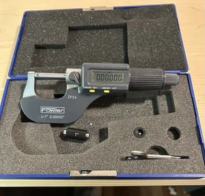 Fowler 0" - 1" Inches 0.00005" Electronic OD Micrometer - Picture 1 of 5