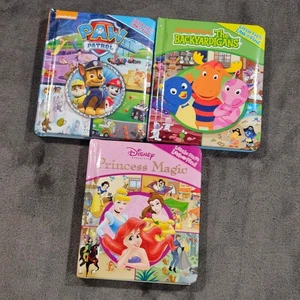 Nickelodeon Paw Patrol Backyardigans Disney Look and Find Board Books Toddler - Picture 1 of 6