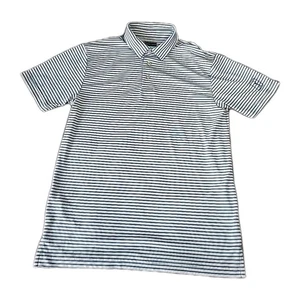 PGA TOUR Polo Shirt Blue Striped Short Sleeve Mens Size S - Bild 1 von 12