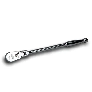 3/8-Inch Drive Low Profile Flex-Head Ratchet, True 72-Tooth, 5-Degree Swing A... - Picture 1 of 5