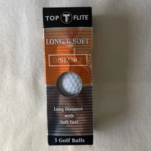 3 TOP T FLITE LONG & SOFT GOLF BALLS LONG DISTANCE #3 Vista NEW - Picture 1 of 5