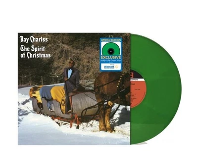 Ray Charles - The Spirit Of Christmas GREEN COLOURED VINYL LP RECORD SEALED - Image 1 of 4