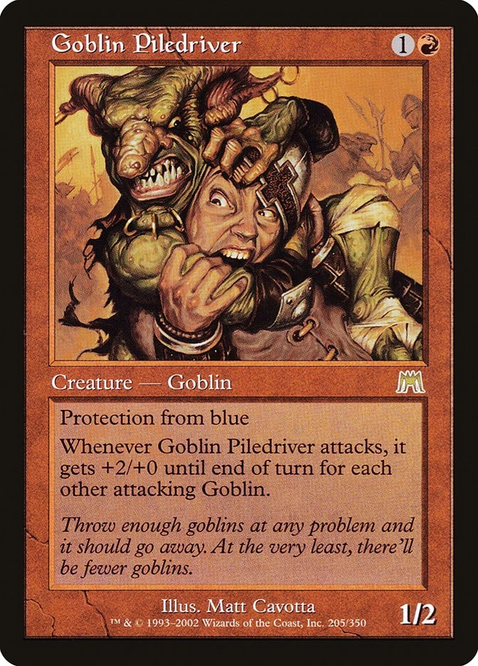 Goblin Piledriver Onslaught - Heavily Played - Image 1 of 1